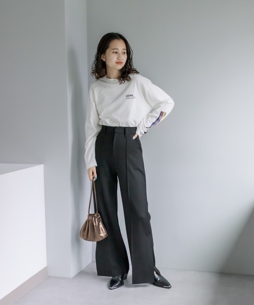 mystic（ミスティック）の「LEWK GALLERY ロングTシャツ（Tシャツ/カットソー・レディース・オフホワイト・FREE）」の15枚目の写真