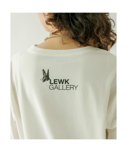mystic（ミスティック）の「LEWK GALLERY ロングTシャツ（Tシャツ/カットソー・レディース・オフホワイト・FREE）」の14枚目の写真