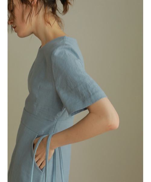 AMAIL（アマイル）の「Compact mature dress（ワンピース・レディース・サックスブルー/ブラック/ベージュ・FREE）」の11枚目の写真