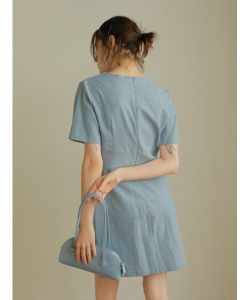 AMAIL（アマイル）の「Compact mature dress（ワンピース・レディース・サックスブルー/ブラック/ベージュ・FREE）」の13枚目の写真