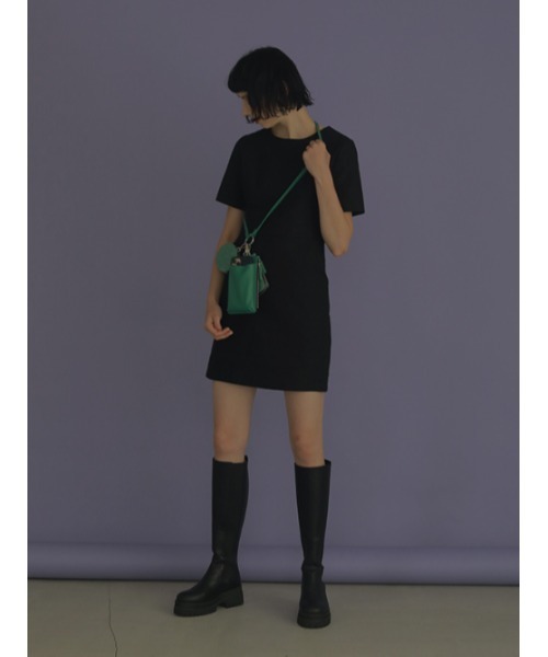 AMAIL（アマイル）の「Compact mature dress（ワンピース・レディース・サックスブルー/ブラック/ベージュ・FREE）」の5枚目の写真