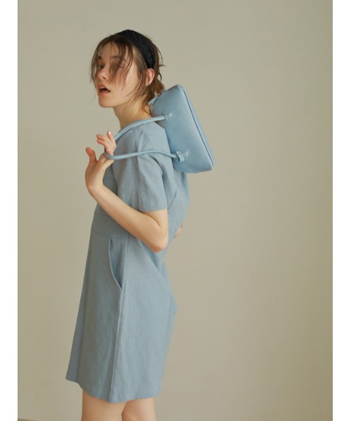 AMAIL（アマイル）の「Compact mature dress（ワンピース・レディース・サックスブルー/ブラック/ベージュ・FREE）」の9枚目の写真