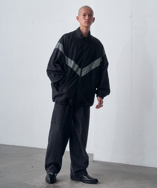 INTER FACTORY（インターファクトリー）の「fuv - military nylon jacket ミリタリーナイロンジャケット　made in INTER FACTORY（ナイロンジャケット・メンズ・ブラック/カーキ/グレー・LARGE/X-LARGE）」の3枚目の写真