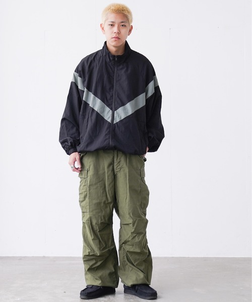 INTER FACTORY（インターファクトリー）の「fuv - military nylon jacket ミリタリーナイロンジャケット　made in INTER FACTORY（ナイロンジャケット・メンズ・ブラック/カーキ/グレー・LARGE/X-LARGE）」の22枚目の写真