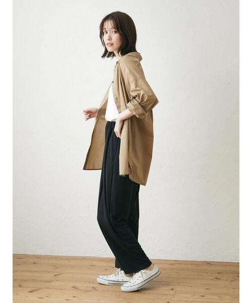 Green　Parks（グリーンパークス）の「・SUGAR SPOON 速乾タックギャザーパンツ（その他パンツ・レディース・ブラック/カーキ/モカ・FREE）」の5枚目の写真