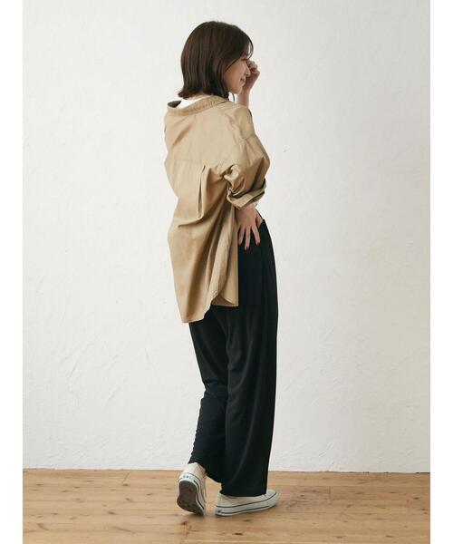 Green　Parks（グリーンパークス）の「・SUGAR SPOON 速乾タックギャザーパンツ（その他パンツ・レディース・ブラック/カーキ/モカ・FREE）」の6枚目の写真