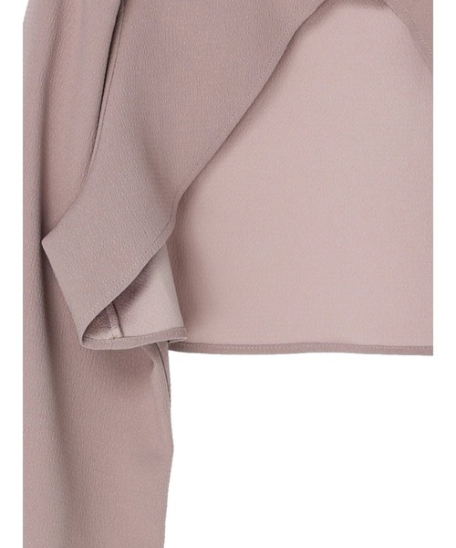 earth music&ecology(アースミュージックアンドエコロジー)の「SET2点ボレロ+シャーリングキャミワンピース(ワンピース・レディース・ブラック/ベージュ/ピンク・S/M)」の9枚目の写真