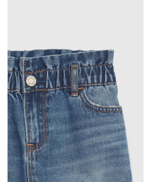 GAP(ギャップ)の「ウォッシュウェル ラッフルフリル デニムスカート (幼児)(デニムスカート・キッズ・ライトインディゴブルー・2 YRS/12-18M/5 YRS/18-24M/4 YRS/3 YRS)」の2枚目の写真