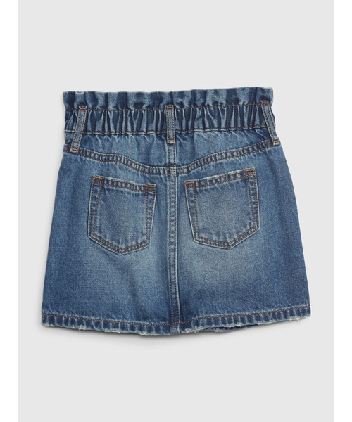 GAP(ギャップ)の「ウォッシュウェル ラッフルフリル デニムスカート (幼児)(デニムスカート・キッズ・ライトインディゴブルー・2 YRS/12-18M/5 YRS/18-24M/4 YRS/3 YRS)」の3枚目の写真