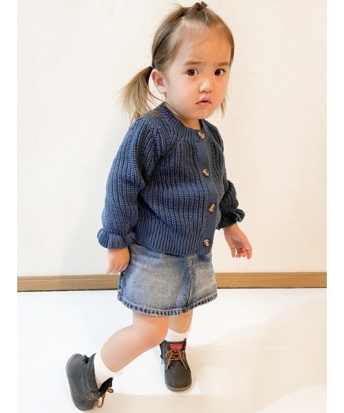 GAP(ギャップ)の「ウォッシュウェル ラッフルフリル デニムスカート (幼児)(デニムスカート・キッズ・ライトインディゴブルー・2 YRS/12-18M/5 YRS/18-24M/4 YRS/3 YRS)」の7枚目の写真