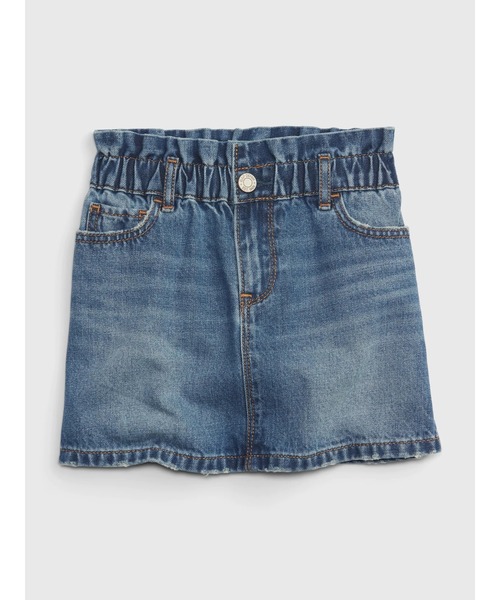 GAP(ギャップ)の「ウォッシュウェル ラッフルフリル デニムスカート (幼児)(デニムスカート・キッズ・ライトインディゴブルー・2 YRS/12-18M/5 YRS/18-24M/4 YRS/3 YRS)」の8枚目の写真