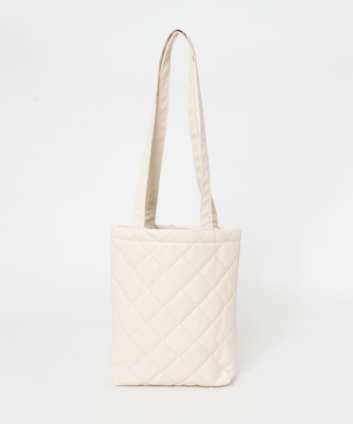 SMELLY(スメリー)の「キルティングミニトート(トートバッグ・レディース・ブラック/アイボリー・-)」の8枚目の写真