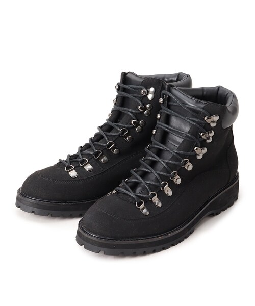 TAKEO KIKUCHI（タケオキクチ）の「◆コンビ マウンテン ブーツ（ブーツ・メンズ・ブラック/ネイビー系4・60/70）」の2枚目の写真