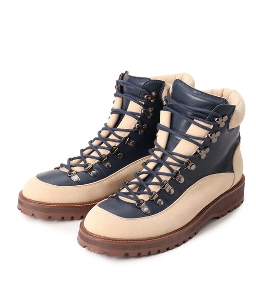 TAKEO KIKUCHI（タケオキクチ）の「◆コンビ マウンテン ブーツ（ブーツ・メンズ・ブラック/ネイビー系4・60/70）」の3枚目の写真