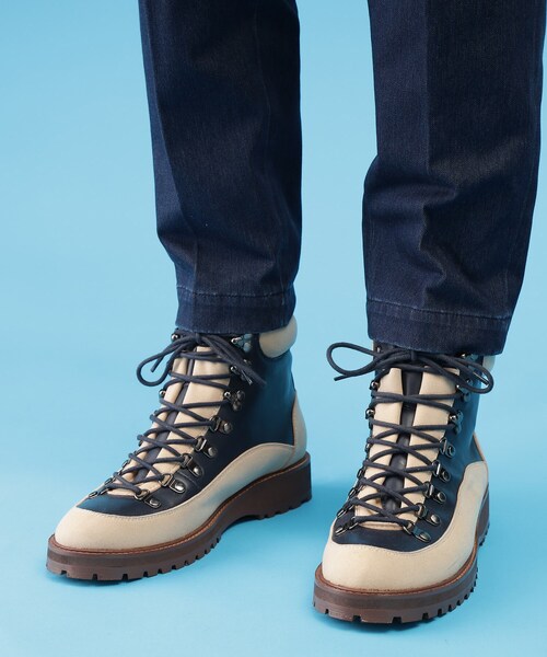 TAKEO KIKUCHI（タケオキクチ）の「◆コンビ マウンテン ブーツ（ブーツ・メンズ・ブラック/ネイビー系4・60/70）」の10枚目の写真