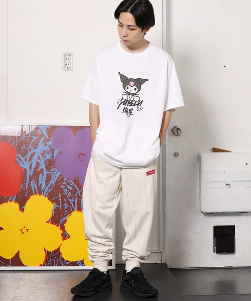 LONELY/論理(ロンリー)の「LONELY(論理)/ロンリー×SANRIO/サンリオ KUROMI TAGGING TEE 半袖Tシャツ(Tシャツ/カットソー・メンズ・ホワイト/ブラック・M/XL/L)」の10枚目の写真