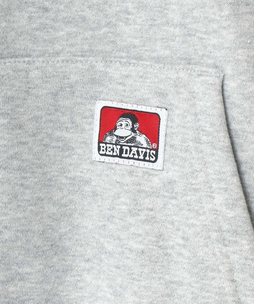 BEN DAVIS(ベンデイビス)の「BEN DAVIS/ベンデイビス ビッグシルエット ヘビーウェイト 裏起毛 無地 スウェット ジップパーカー(パーカー・メンズ・ブラック/ダークグリーン/ベージュ/グレー・M/L/XL)」の12枚目の写真