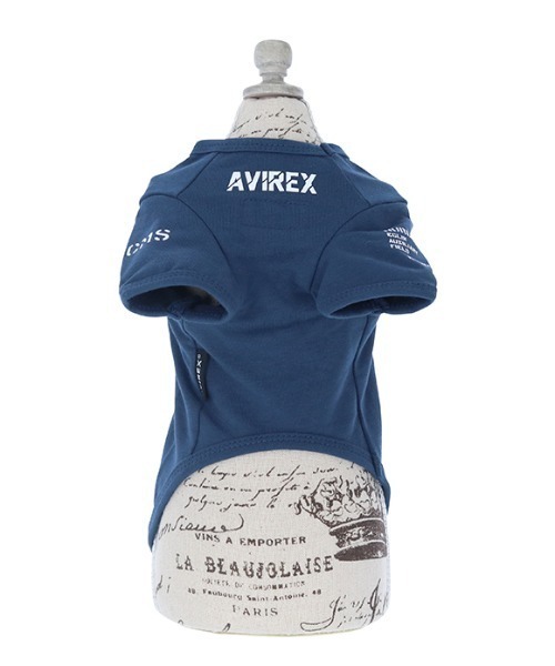 AVIREX(アヴィレックス)の「AVIREX/メンテナンスパッチTEE(ペットウェア・メンズ・ネイビー/ピンク・2L/3L/S/M/L/XS/3S/3M)」の7枚目の写真