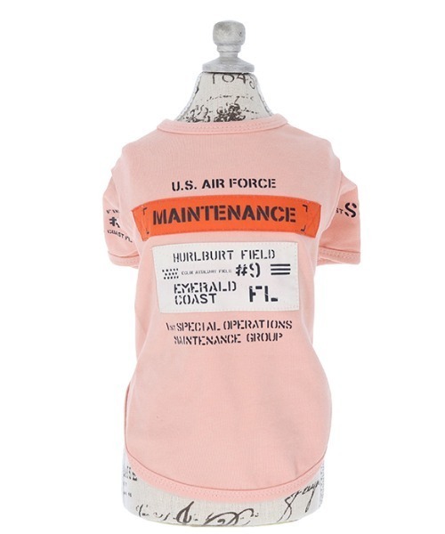 AVIREX(アヴィレックス)の「AVIREX/メンテナンスパッチTEE(ペットウェア・メンズ・ネイビー/ピンク・2L/3L/S/M/L/XS/3S/3M)」の3枚目の写真