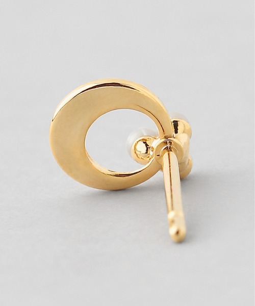 ANEMONE（アネモネ）の「パール×サークルミニピアス（ピアス（両耳用）・レディース・ピンクゴールド/ゴールド・FREE）」の3枚目の写真