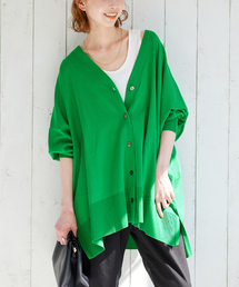 《追加6》ハイツイストコットンポンチョカーディガン