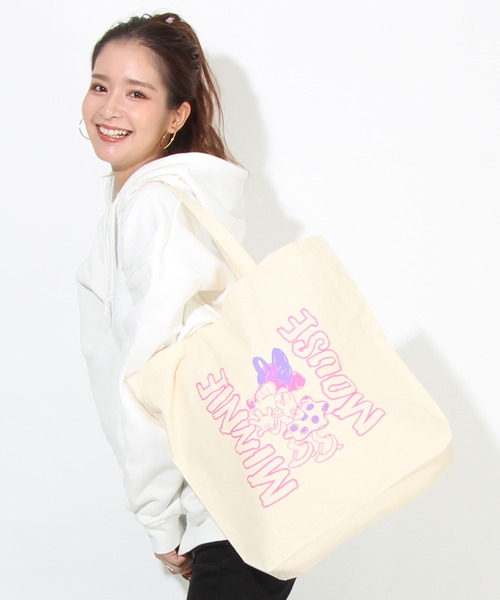 ☆ディズニー　ミニー　エルエルビーン　コラボ　トートバッグ　刺繍☆ ☆ディズニー ミニー エルエルビーン コラボ トートバッグ 刺繍