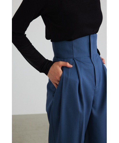 STYLEMIXER（スタイルミキサー）の「センタープレスハイウエストパンツ（その他パンツ・レディース・ライトブラウン/ブラック/ブルー・SMALL/X-SMALL/MEDIUM）」の22枚目の写真