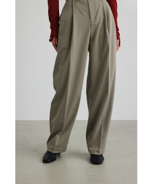 STYLEMIXER（スタイルミキサー）の「センタープレスハイウエストパンツ（その他パンツ・レディース・ライトブラウン/ブラック/ブルー・SMALL/X-SMALL/MEDIUM）」の14枚目の写真