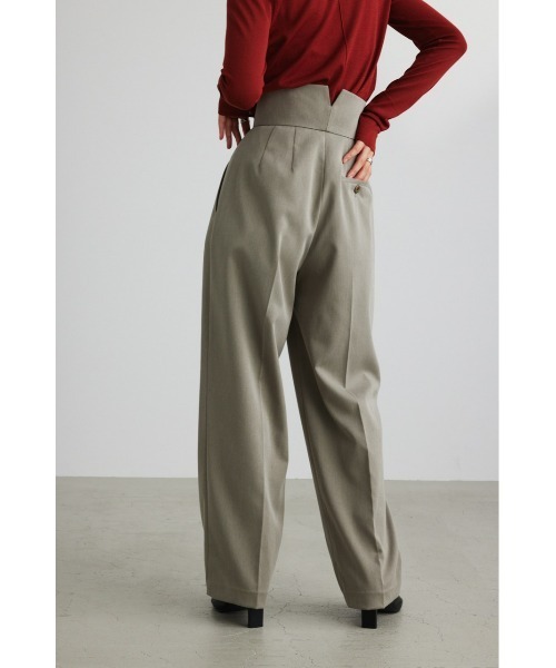 STYLEMIXER（スタイルミキサー）の「センタープレスハイウエストパンツ（その他パンツ・レディース・ライトブラウン/ブラック/ブルー・SMALL/X-SMALL/MEDIUM）」の15枚目の写真