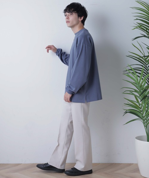 WEGO(ウィゴー)の「WEGO/ポンチBIGロンT(Tシャツ/カットソー・メンズ・ブルー/ホワイト/ベージュ・LARGE/MEDIUM)」の20枚目の写真