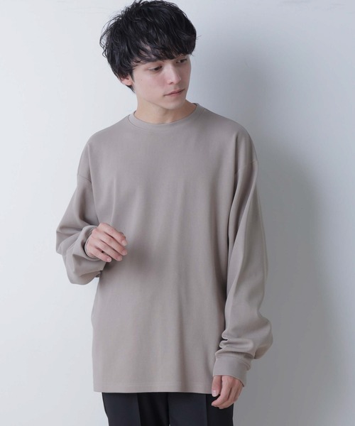 WEGO(ウィゴー)の「WEGO/ポンチBIGロンT(Tシャツ/カットソー・メンズ・ブルー/ホワイト/ベージュ・LARGE/MEDIUM)」の12枚目の写真