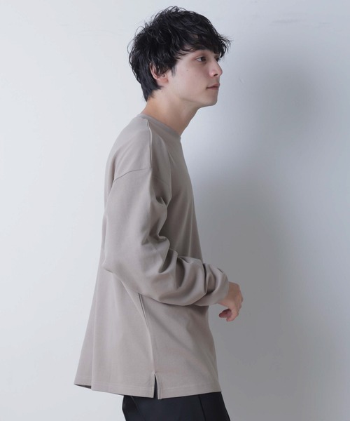 WEGO(ウィゴー)の「WEGO/ポンチBIGロンT(Tシャツ/カットソー・メンズ・ブルー/ホワイト/ベージュ・LARGE/MEDIUM)」の13枚目の写真