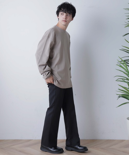 WEGO(ウィゴー)の「WEGO/ポンチBIGロンT(Tシャツ/カットソー・メンズ・ブルー/ホワイト/ベージュ・LARGE/MEDIUM)」の16枚目の写真