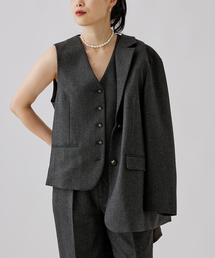 journal standard L'essage | ツィードベスト(ブルゾン)