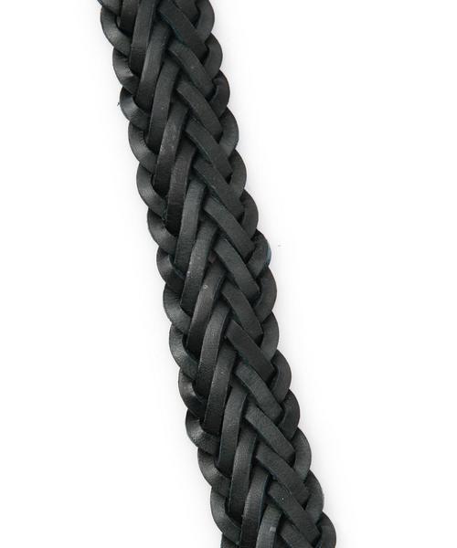 green label relaxing（グリーンレーベルリラクシング）の「LEATHER MESHベルト 30（ベルト・メンズ・ブラック/ベージュ/ダークブラウン/ネイビー・MEDIUM/LARGE）」の7枚目の写真