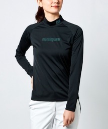 新品マンシングウェア長袖シャツENVOYヒートナビ 蓄熱保温 吸汗 L ブラック MUNSINGWEAR（マンシングウェア）の「【ENVOY / エンボイ