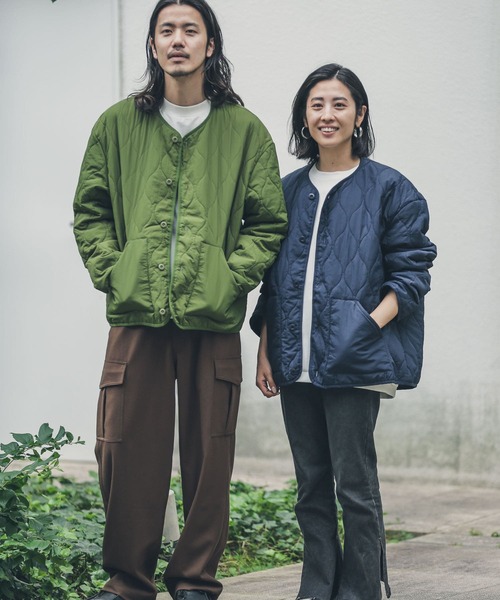 URBAN RESEARCH Sonny Label（アーバンリサーチサニーレーベル）の「キルティングジャケット（その他アウター・メンズ・ネイビー/カーキ・LARGE/MEDIUM）」の9枚目の写真