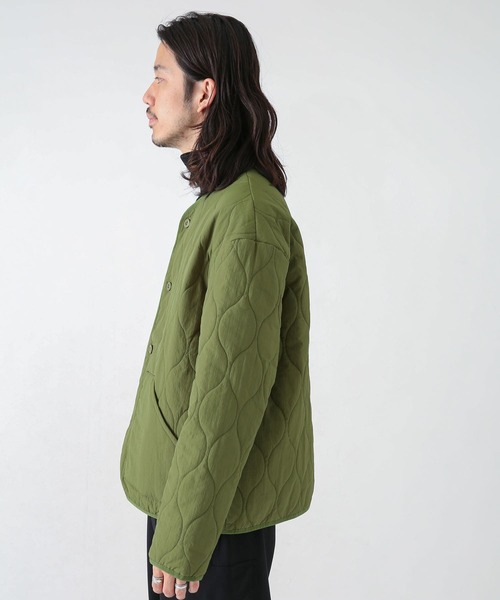 URBAN RESEARCH Sonny Label（アーバンリサーチサニーレーベル）の「キルティングジャケット（その他アウター・メンズ・ネイビー/カーキ・LARGE/MEDIUM）」の11枚目の写真