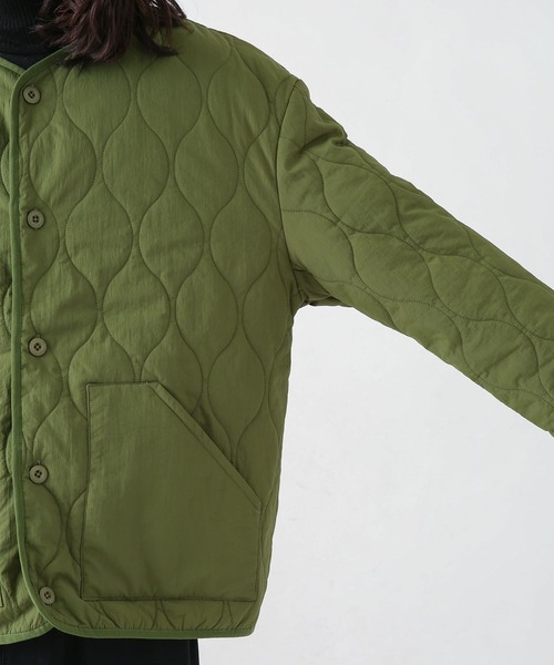 URBAN RESEARCH Sonny Label（アーバンリサーチサニーレーベル）の「キルティングジャケット（その他アウター・メンズ・ネイビー/カーキ・LARGE/MEDIUM）」の14枚目の写真