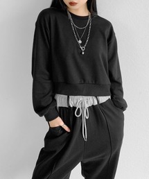 Cropped light sweatshirt / クロップドライトスウェット（トレーナー）