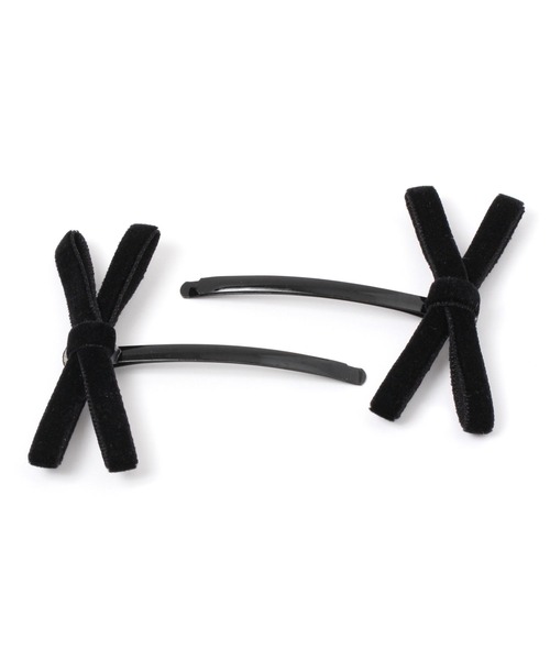 Heather(ヘザー)の「ベロアリボンピンSET 171546(ヘアピン・レディース・ブラウン/ブラック・ONE SIZE)」の9枚目の写真