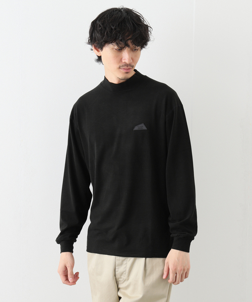 SALVAGE PUBLIC Kolepa(サルベージパブリックコレパ)の「【SALVAGE PUBLIC KOLEPA】モックネック L/S Tシャツ(Tシャツ/カットソー・メンズ・ブラック/ホワイト系その他・MEDIUM/LARGE)」の4枚目の写真