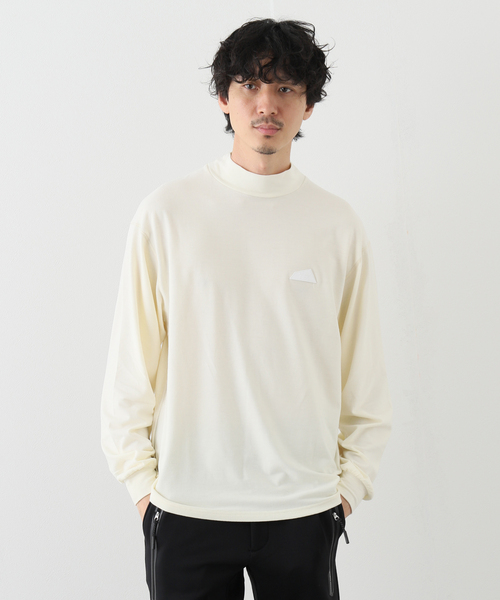 SALVAGE PUBLIC Kolepa(サルベージパブリックコレパ)の「【SALVAGE PUBLIC KOLEPA】モックネック L/S Tシャツ(Tシャツ/カットソー・メンズ・ブラック/ホワイト系その他・MEDIUM/LARGE)」の5枚目の写真