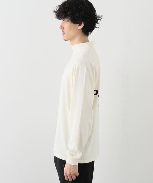 SALVAGE PUBLIC Kolepa(サルベージパブリックコレパ)の「【SALVAGE PUBLIC KOLEPA】モックネック L/S Tシャツ(Tシャツ/カットソー・メンズ・ブラック/ホワイト系その他・MEDIUM/LARGE)」の7枚目の写真
