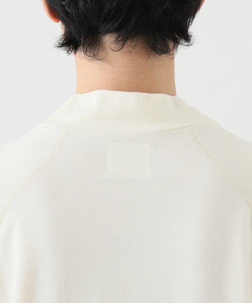 SALVAGE PUBLIC Kolepa(サルベージパブリックコレパ)の「【SALVAGE PUBLIC KOLEPA】モックネック L/S Tシャツ(Tシャツ/カットソー・メンズ・ブラック/ホワイト系その他・MEDIUM/LARGE)」の10枚目の写真