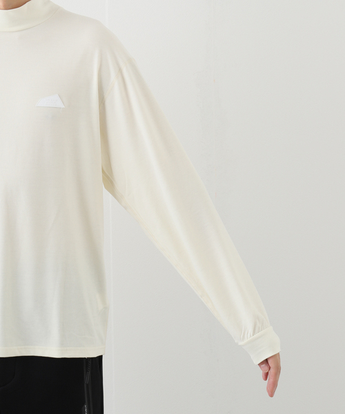 SALVAGE PUBLIC Kolepa(サルベージパブリックコレパ)の「【SALVAGE PUBLIC KOLEPA】モックネック L/S Tシャツ(Tシャツ/カットソー・メンズ・ブラック/ホワイト系その他・MEDIUM/LARGE)」の11枚目の写真