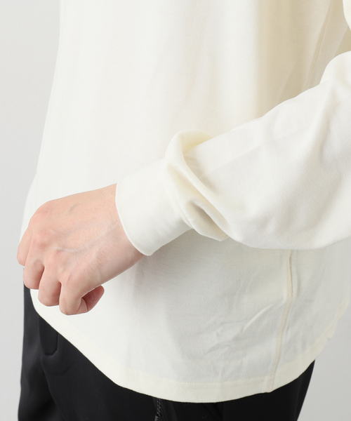 SALVAGE PUBLIC Kolepa(サルベージパブリックコレパ)の「【SALVAGE PUBLIC KOLEPA】モックネック L/S Tシャツ(Tシャツ/カットソー・メンズ・ブラック/ホワイト系その他・MEDIUM/LARGE)」の12枚目の写真