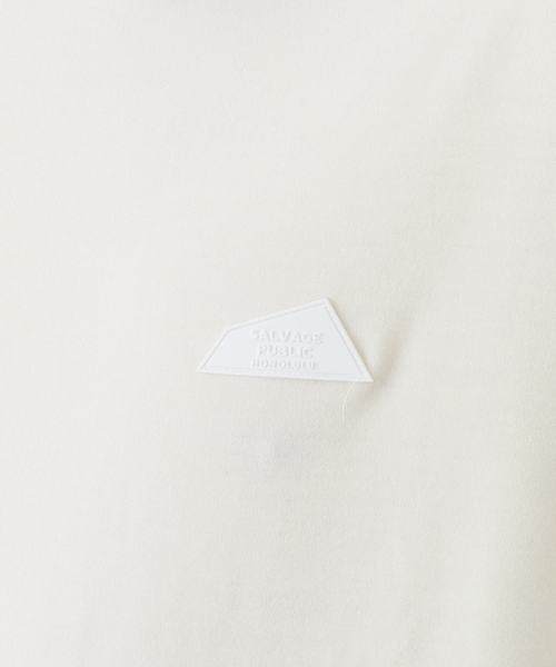 SALVAGE PUBLIC Kolepa(サルベージパブリックコレパ)の「【SALVAGE PUBLIC KOLEPA】モックネック L/S Tシャツ(Tシャツ/カットソー・メンズ・ブラック/ホワイト系その他・MEDIUM/LARGE)」の15枚目の写真