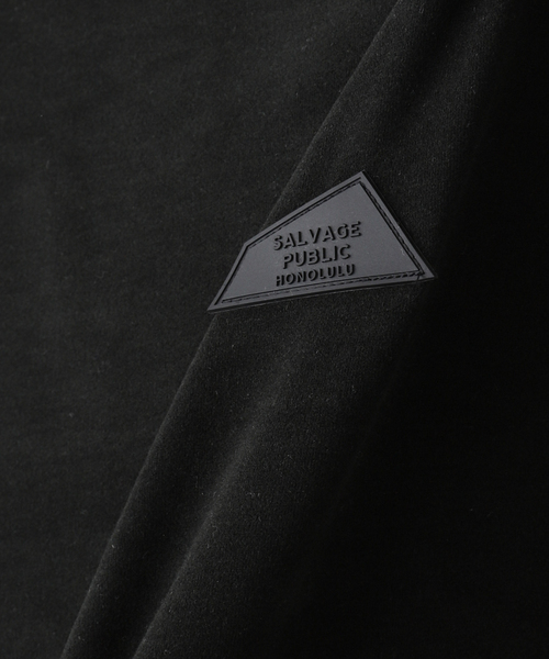SALVAGE PUBLIC Kolepa(サルベージパブリックコレパ)の「【SALVAGE PUBLIC KOLEPA】モックネック L/S Tシャツ(Tシャツ/カットソー・メンズ・ブラック/ホワイト系その他・MEDIUM/LARGE)」の20枚目の写真