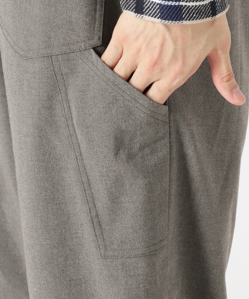 417 EDIFICE（フォーワンセブンエディフィス）の「【HEAR MY NAME / ヒアマイネーム】別注 ペインタージョグパンツ（その他パンツ・メンズ・チャコールグレー/ネイビー・MEDIUM/LARGE）」の18枚目の写真